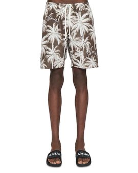 Amiri amiri Palms Drawstring Swim Shorts