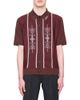 Amiri amiri Paneled Knit Short Sleeve Shirt - 1