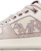 AMIRI AMIRI Pink & Off-White Pebbled Classic Low Sneakers - 3