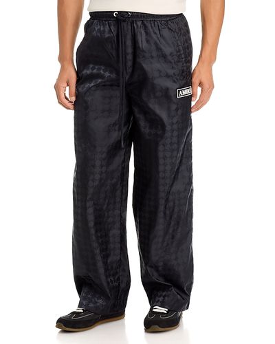 Amiri Amiri Regular Fit Ma Quad Monogram Logo Nylon Pants