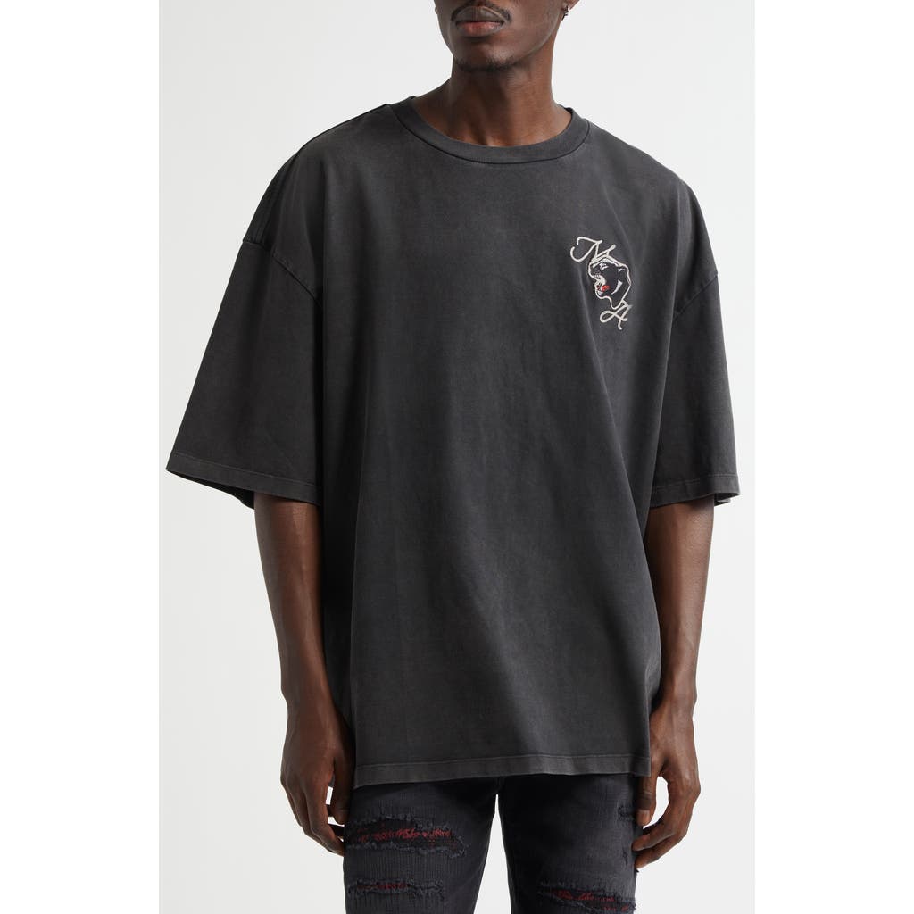 AMIRI AMIRI Skate Monogram Cotton T-Shirt