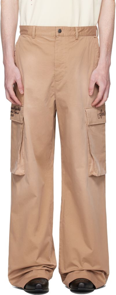 AMIRI AMIRI Tan 'AMIRI' Cargo Pants