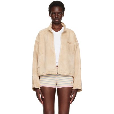 AMIRI AMIRI Tan Denim Track Jacket