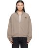AMIRI AMIRI Taupe 'Amiri' Patch Cady Track Jacket - 1