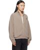 AMIRI AMIRI Taupe 'Amiri' Patch Cady Track Jacket - 2
