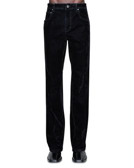 Amiri amiri Vintage Fit Flock Jeans in Black