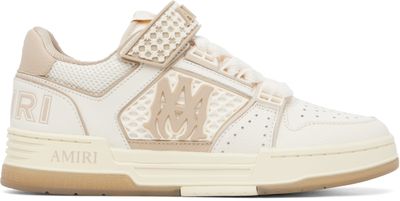 AMIRI AMIRI White & Beige MA Skyline Sneakers