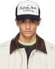 AMIRI AMIRI White & Black 'Chateau Amiri' Foam Trucker Cap - 1