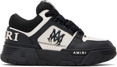 AMIRI AMIRI White & Black MA Patch MA-1 Sneakers
