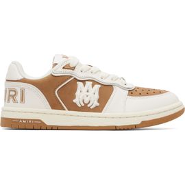 AMIRI AMIRI White & Tan Newport Sneakers