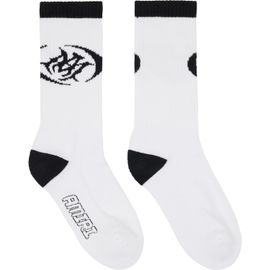AMIRI AMIRI White Sporty 'MA' Socks
