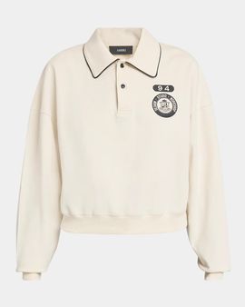Amiri Collegiate Cotton Polo Shirt