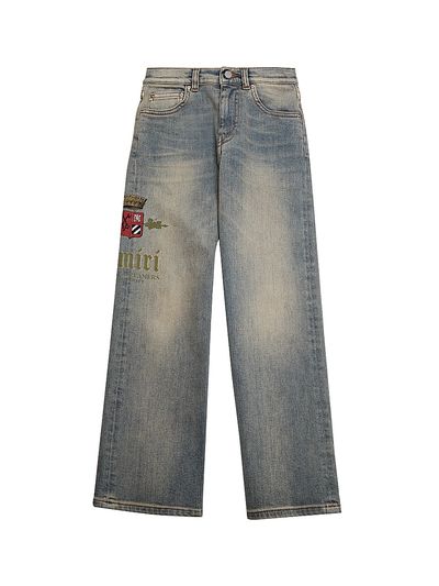 Amiri Little Kid's & Kid's Logo Straight-Leg Jeans