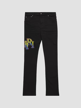 Amiri Little Kid's & Kid's Staggered Logo Skinny Jeans