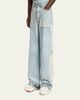 Amiri Men's Light-Wash Denim Carpenter Jeans with Bone Appliques - 4