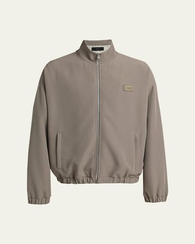 Amiri Men's Logo Patch Full-Zip Blouson