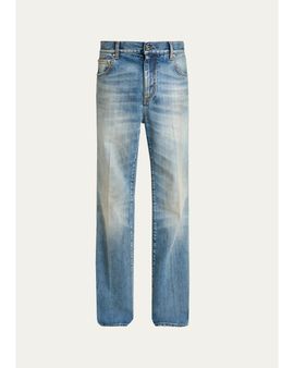 Amiri Men's MA Fit Faded Denim Jeans