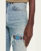 Amiri Men's Plaid Repair Denim Skinny Jeans - 5