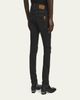 Amiri Men's Studded Rip and Repair Black Denim Skinny Jeans - 3