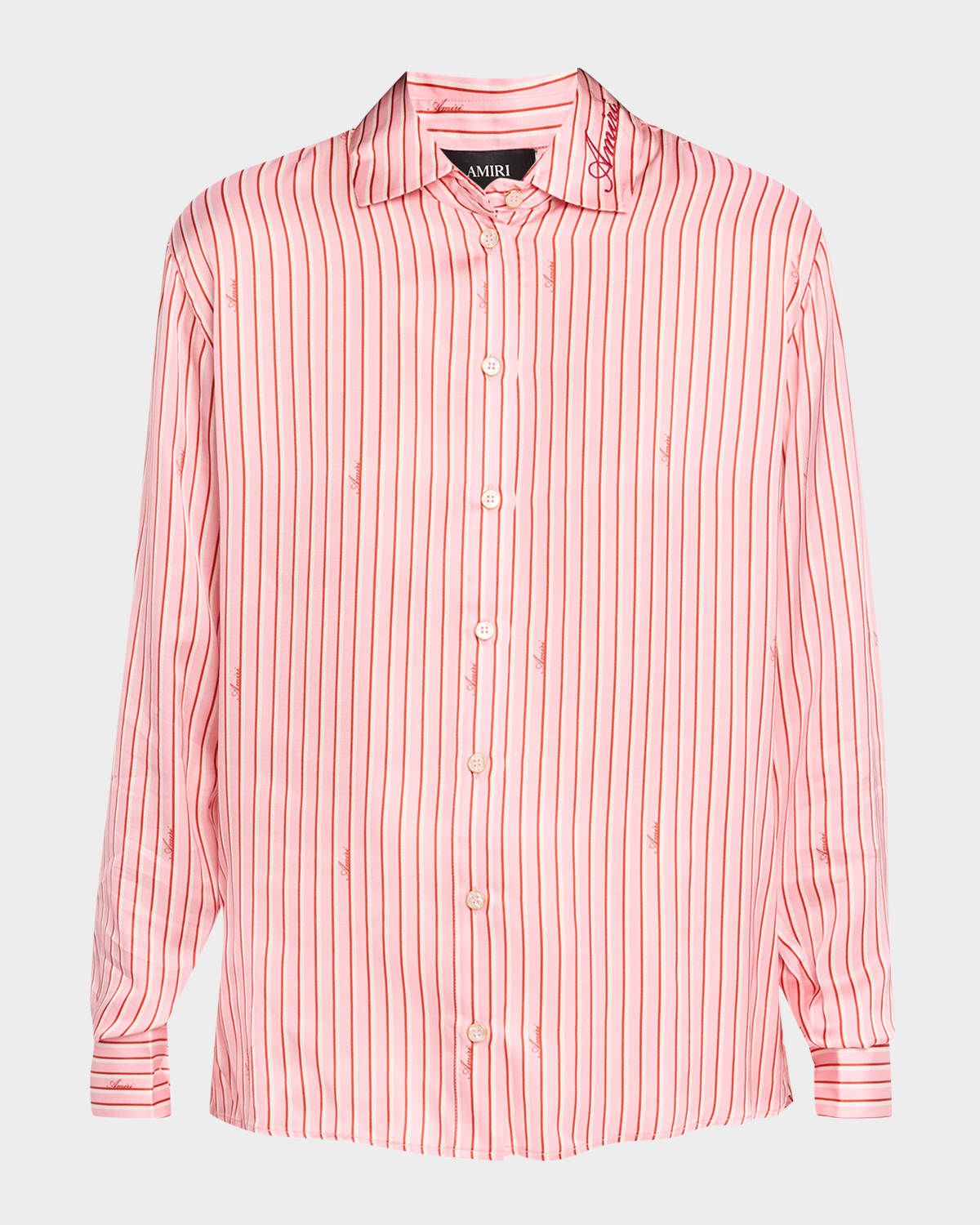 Amiri Striped Button-Front Shirt