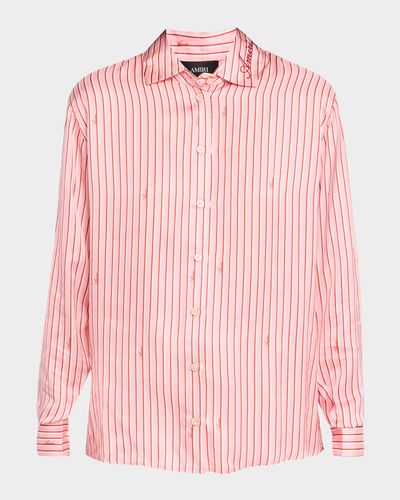 Amiri Striped Button-Front Shirt