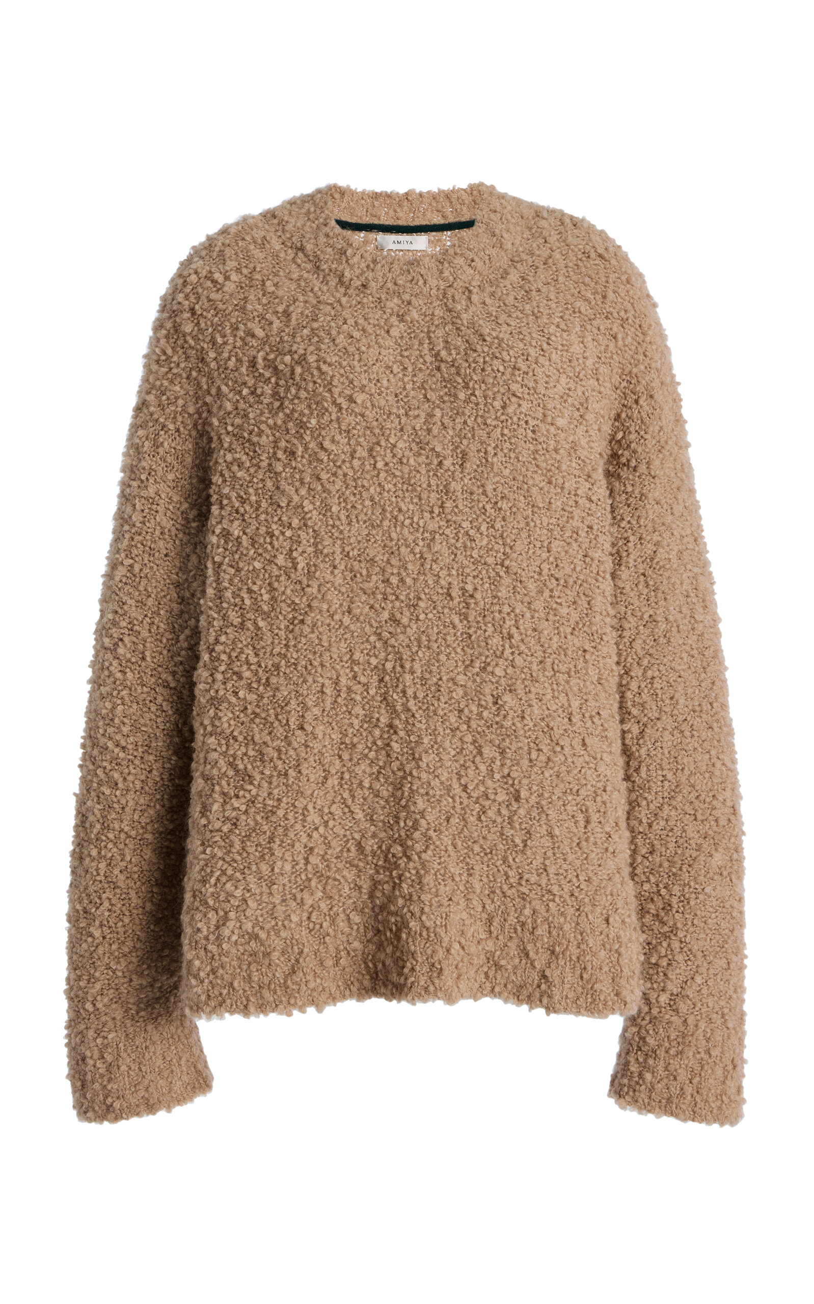 AMIYA AMIYA Astrakan Textured AlpacaBlend Sweater