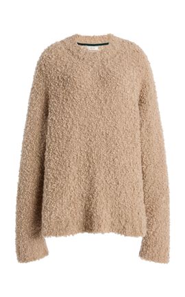 AMIYA AMIYA Astrakan Textured WoolBlend Sweater