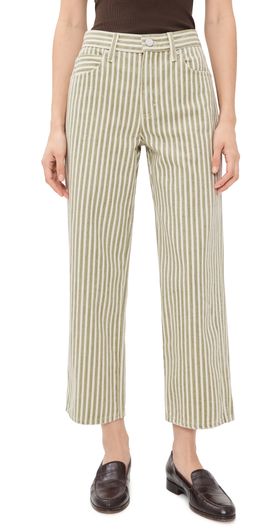 AMO AMO Billie Cropped Jeans Rally Stripe