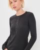 AMO AMO Calla Henley Tee Vintage Black - 2