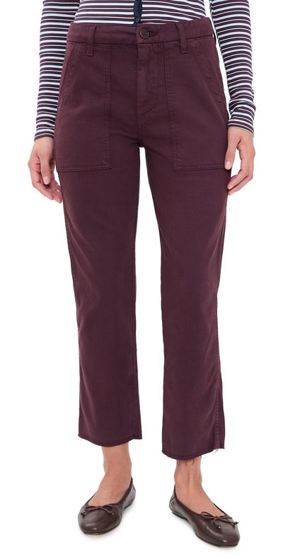 AMO AMO Easy Army Trousers Mulberry