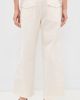 AMO AMO Easy Drawstring Slouch Crop Trousers Bone - 3