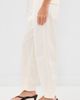 AMO AMO Easy Drawstring Slouch Crop Trousers Bone - 4