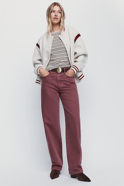 AMO Billie High Rise Straight Relaxed Jeans