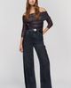AMO Frida High Rise Wide Leg Flare Jeans - 1