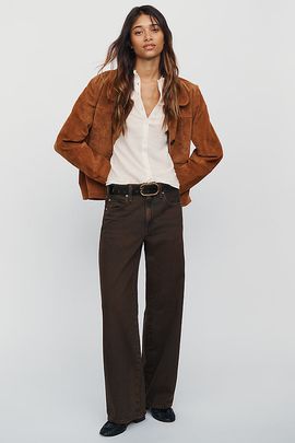 AMO Kira High-Rise Straight-Leg Jeans