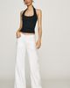 AMO Regina Cotton Mid-Rise Wide-Leg Jeans - 1
