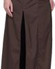AMOMENTO AMOMENTO Brown Side Vent Long Maxi Skirt - 2