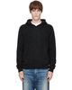 AMOMENTO AMOMENTO Gray Racoon Knit Hoodie - 1