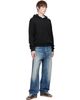 AMOMENTO AMOMENTO Gray Racoon Knit Hoodie - 4