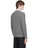 AMOMENTO AMOMENTO Gray Racoon V-Neck Sweater - 3
