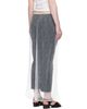 AMOMENTO AMOMENTO White Sheer Lace Long Maxi Skirt - 3