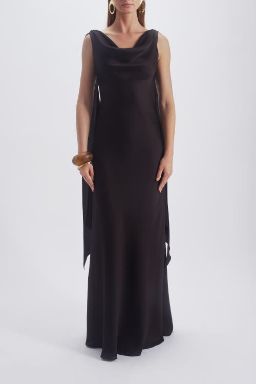 Amsale Amsale Bias Cut Streamer Dress