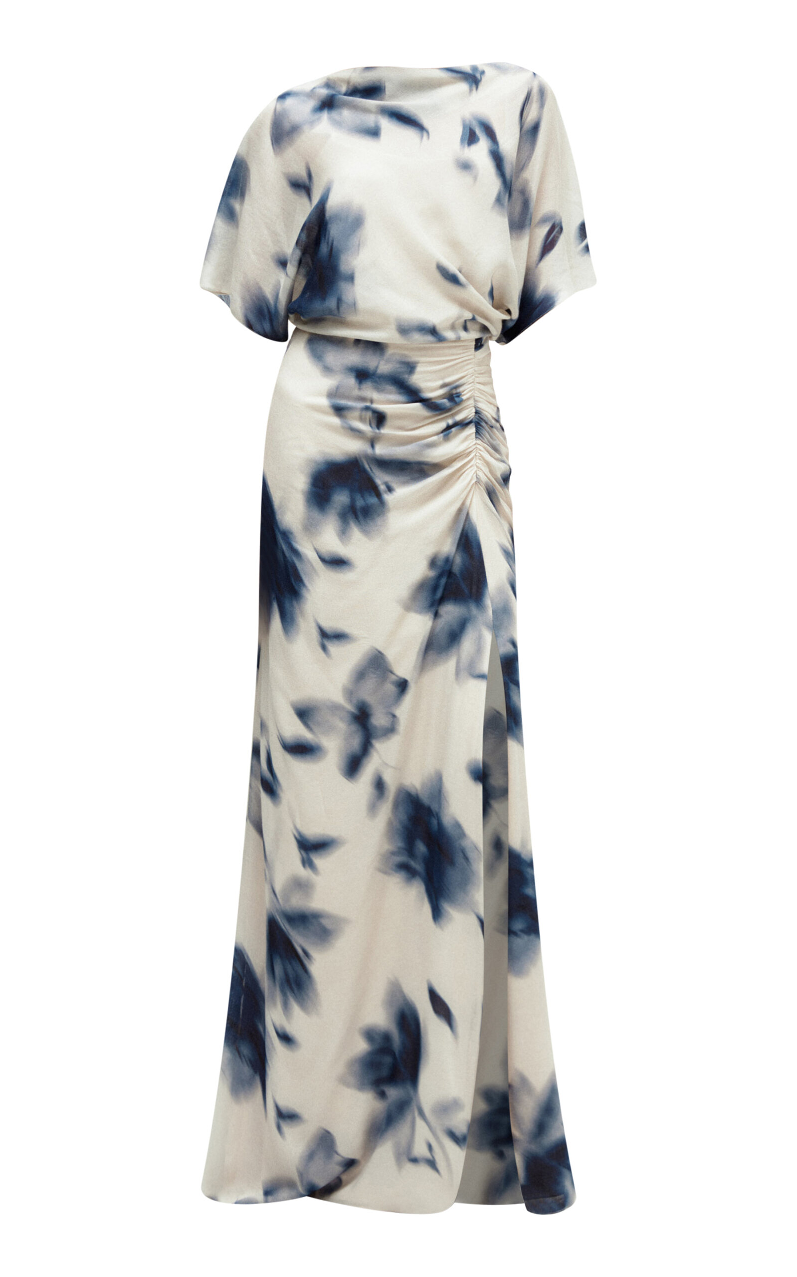 Amsale Amsale FloralPrint Gauze Dress