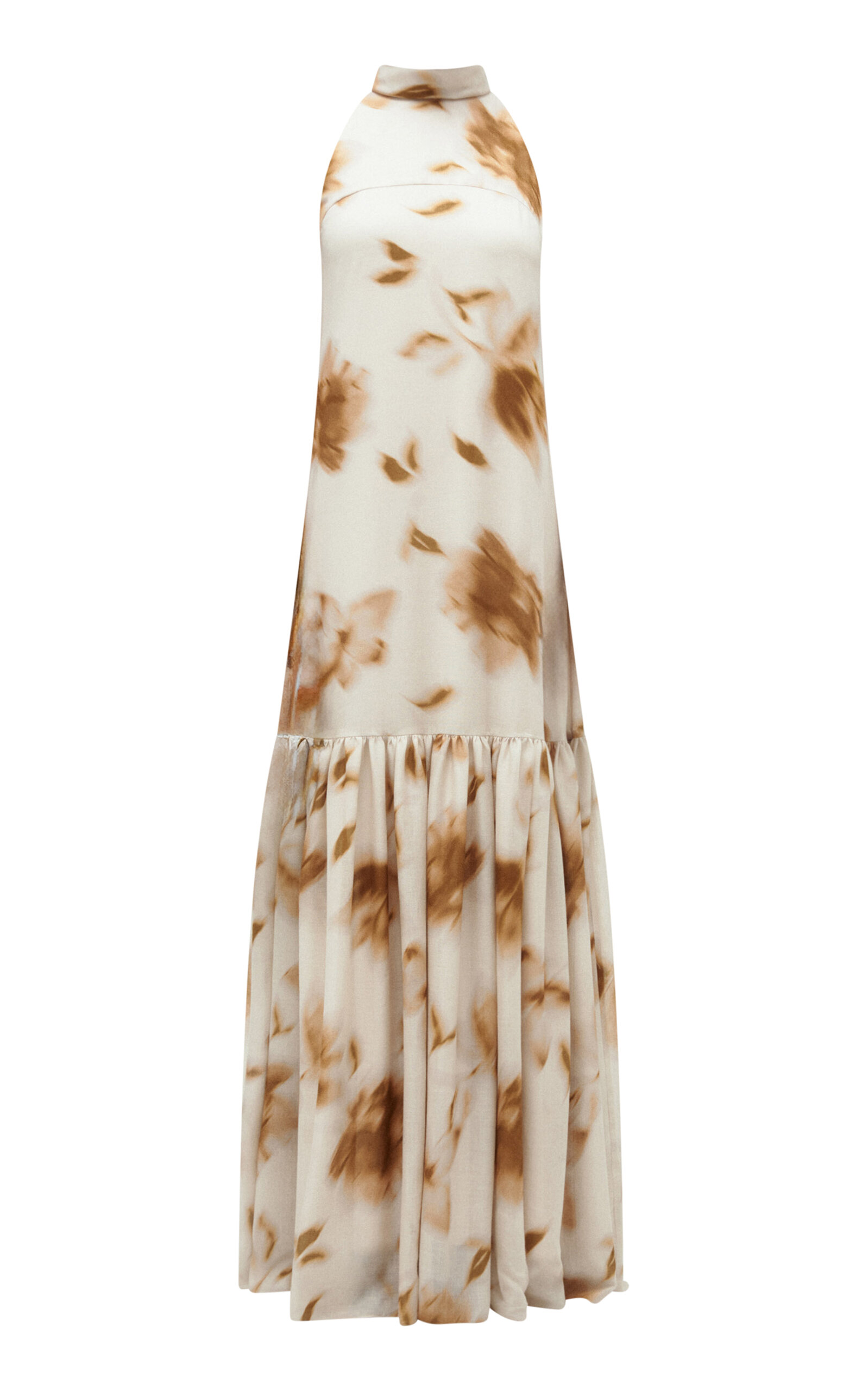 Amsale Amsale FloralPrint Trapeze Gown