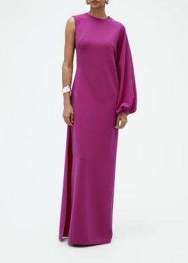 Amsale Amsale One Sleeve Column Gown