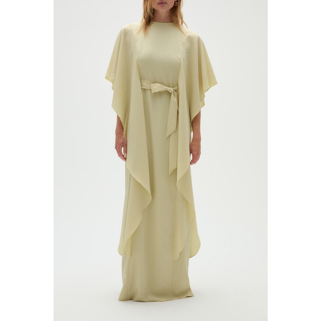Amsale Amsale Pebble Crepe Kaftan
