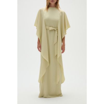 Amsale Amsale Pebble Crepe Kaftan