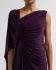 Amsale Women's Asymmetric Draped Gown - 5