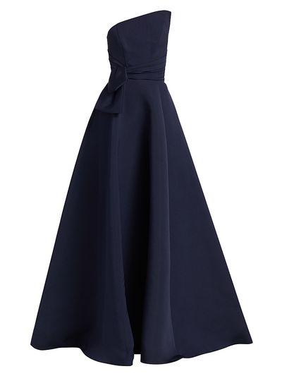 Amsale Women's Asymmetrical Strapless Gown