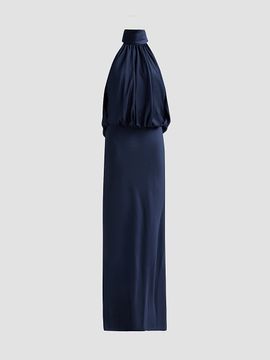 Amsale Women's Blouson Halter Gown